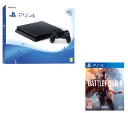 PLAYSTATION 4  Slim (500 GB) & Battlefield 1 Bundle